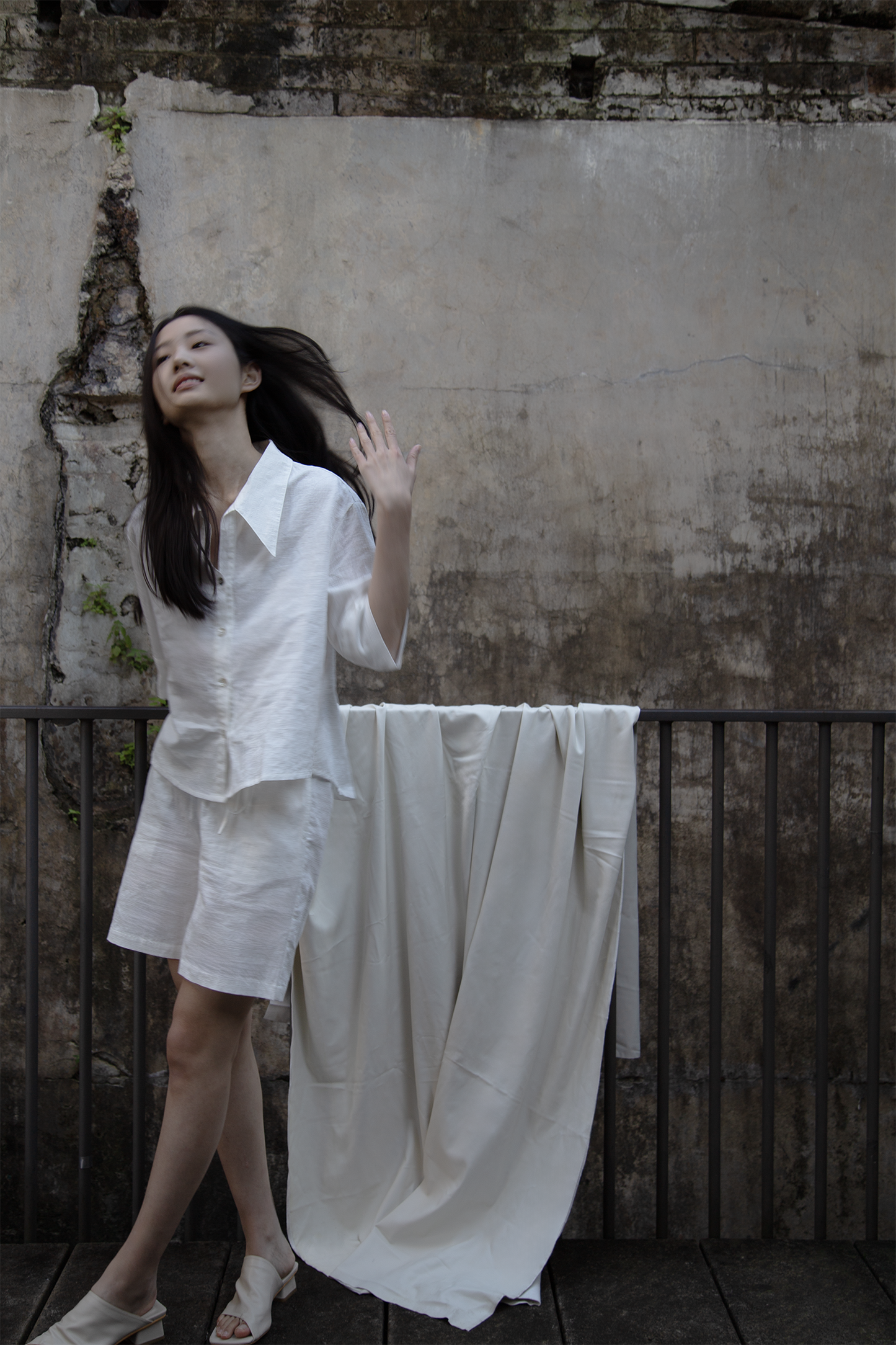 Quiet Grain Linen Top/Shorts