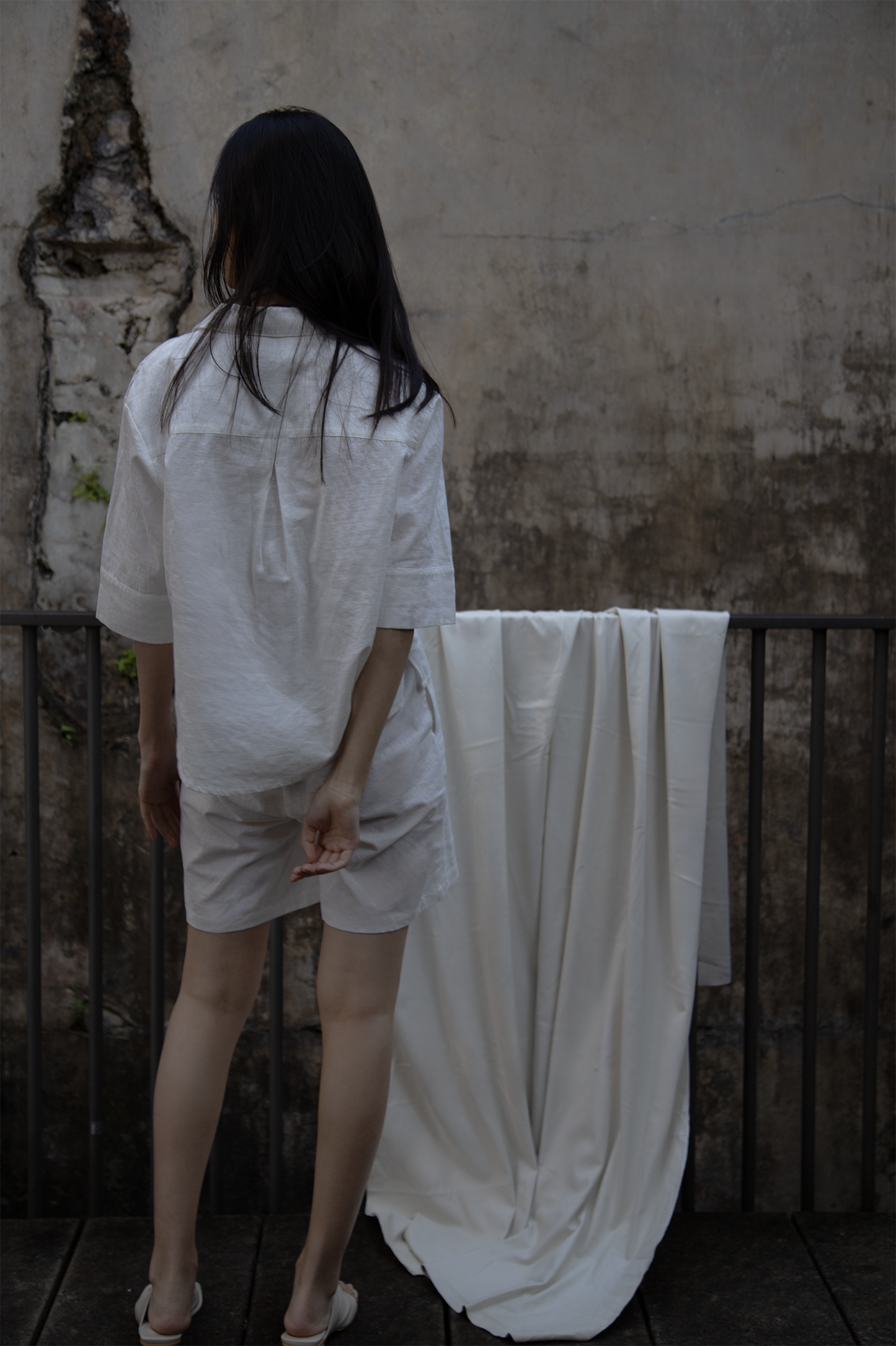 Quiet Grain Linen Top/Shorts
