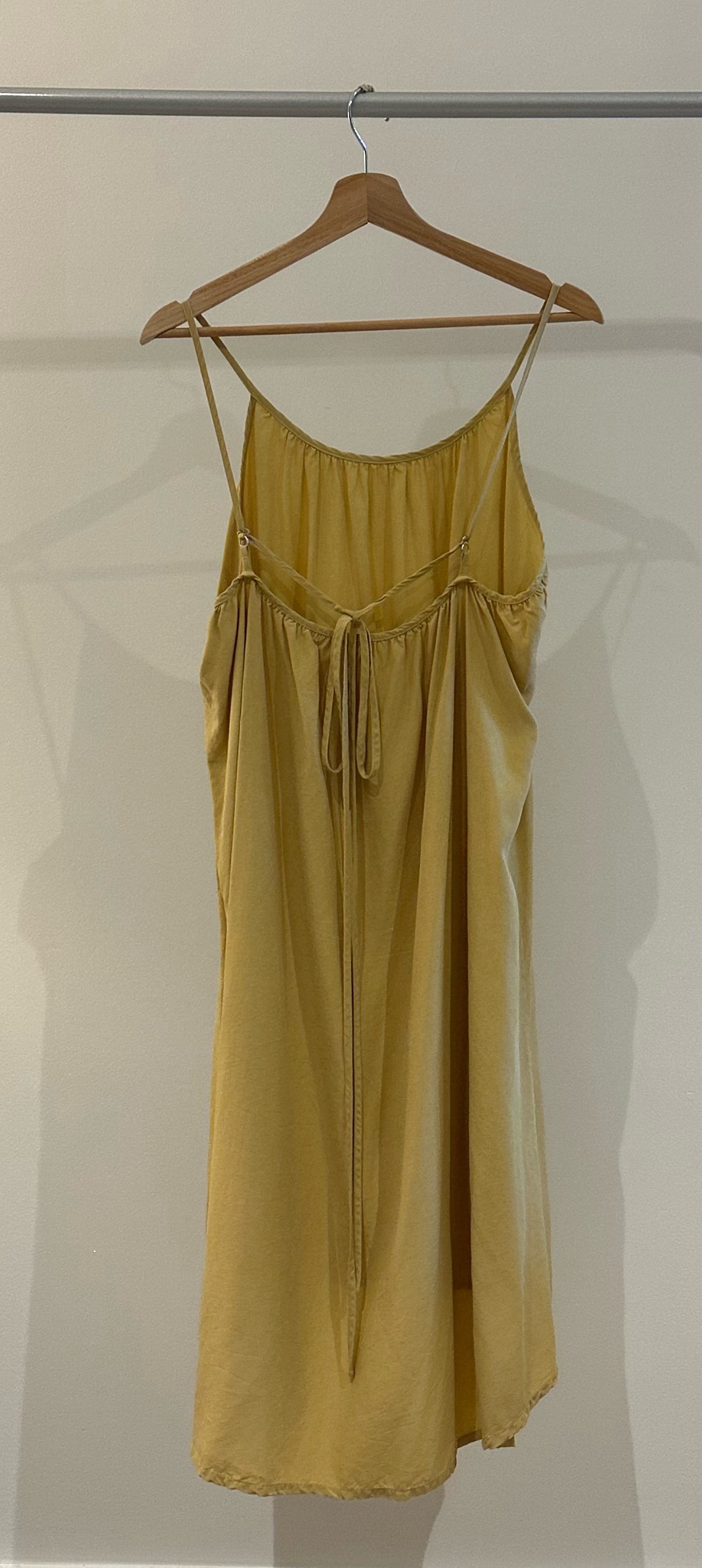 Summer-Solstice Linen Midi Dress