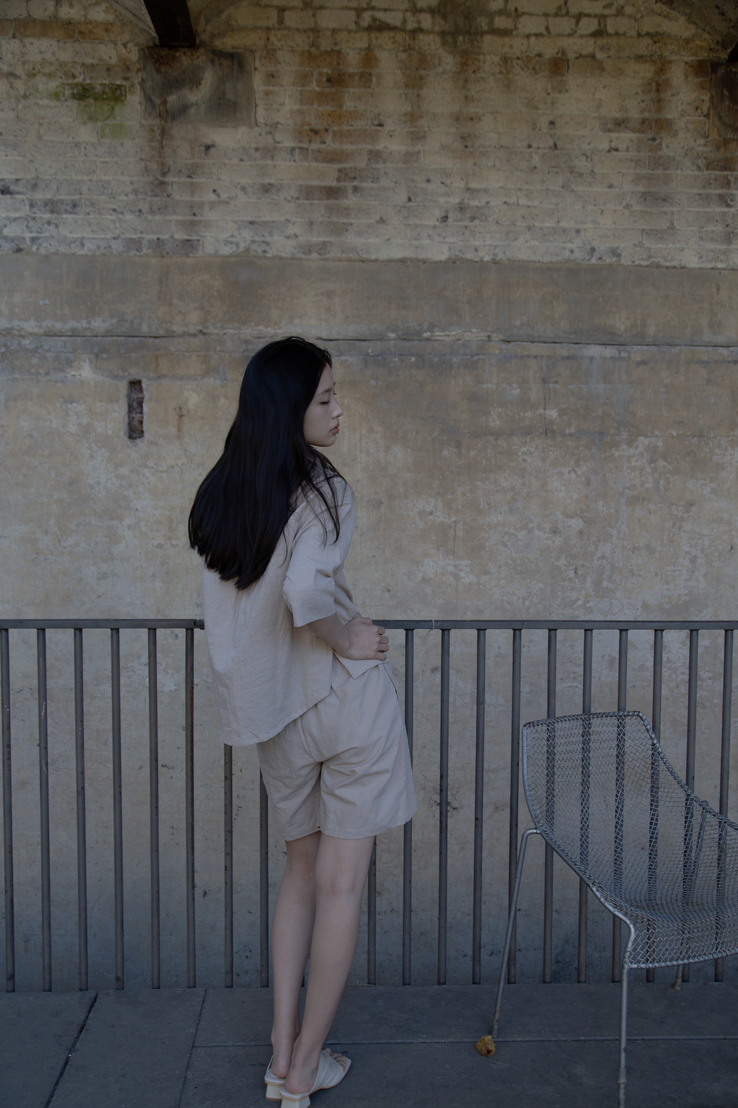 Quiet Grain Linen Top/Shorts