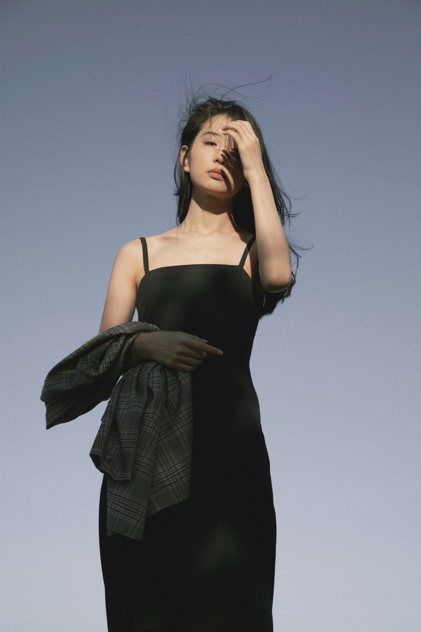 Yours-Sincerely Slip Dress w. Side Split