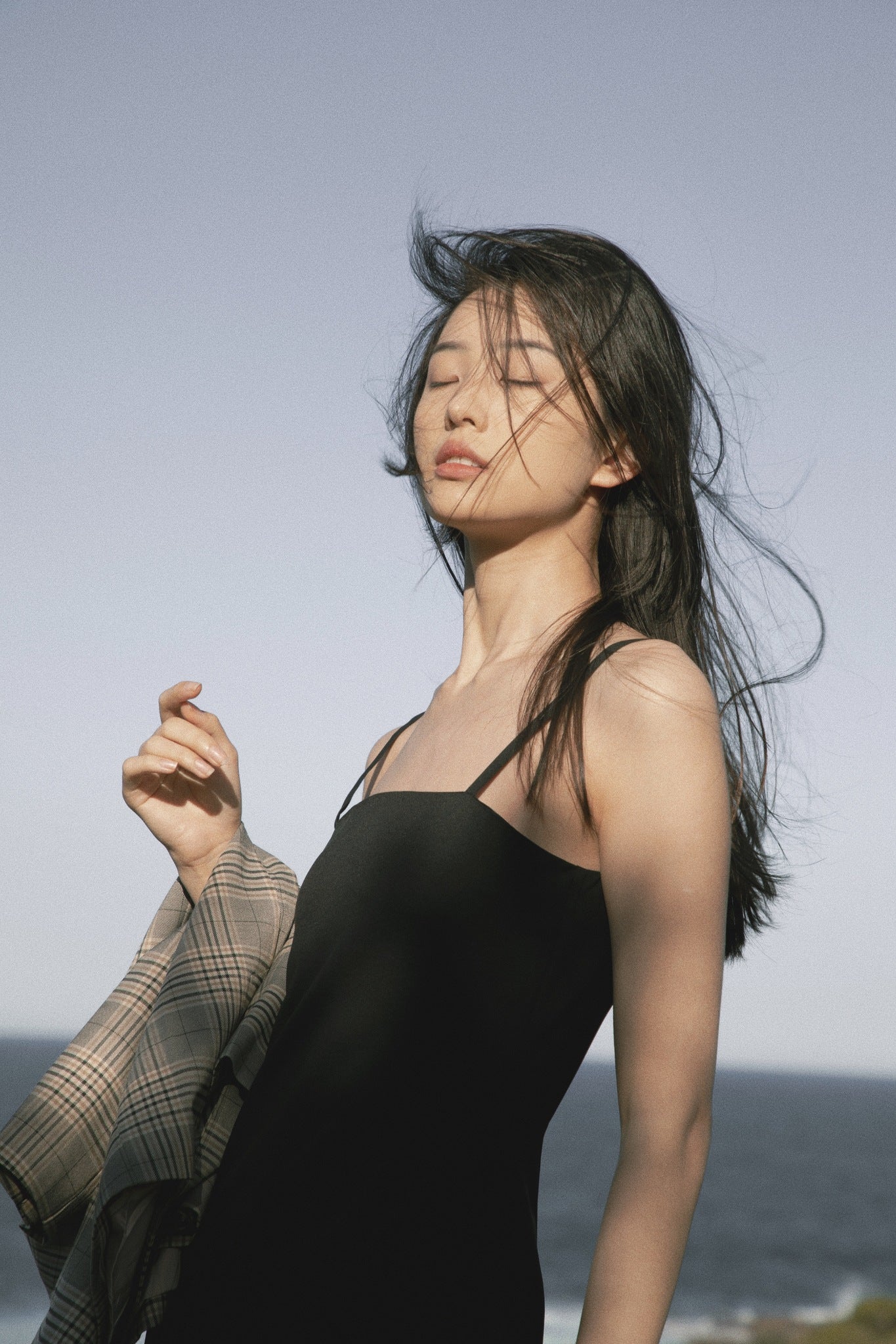 Yours-Sincerely Slip Dress w. Side Split