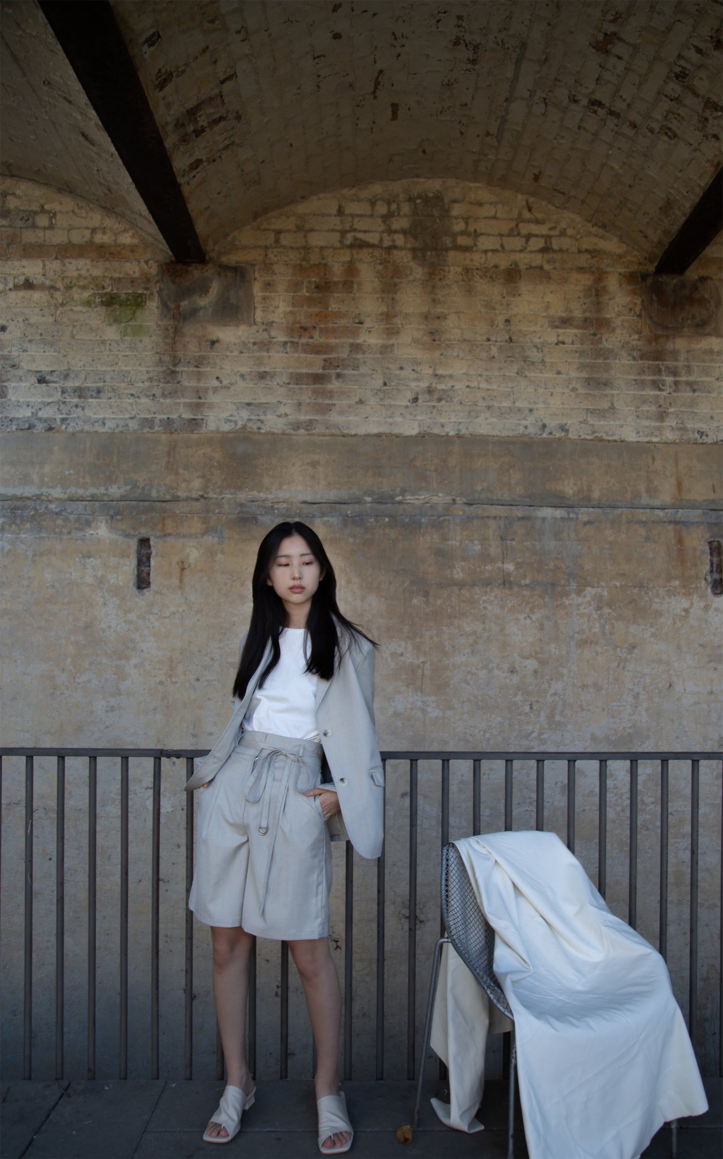 Coffee-For-Work Tucked Smart Shorts