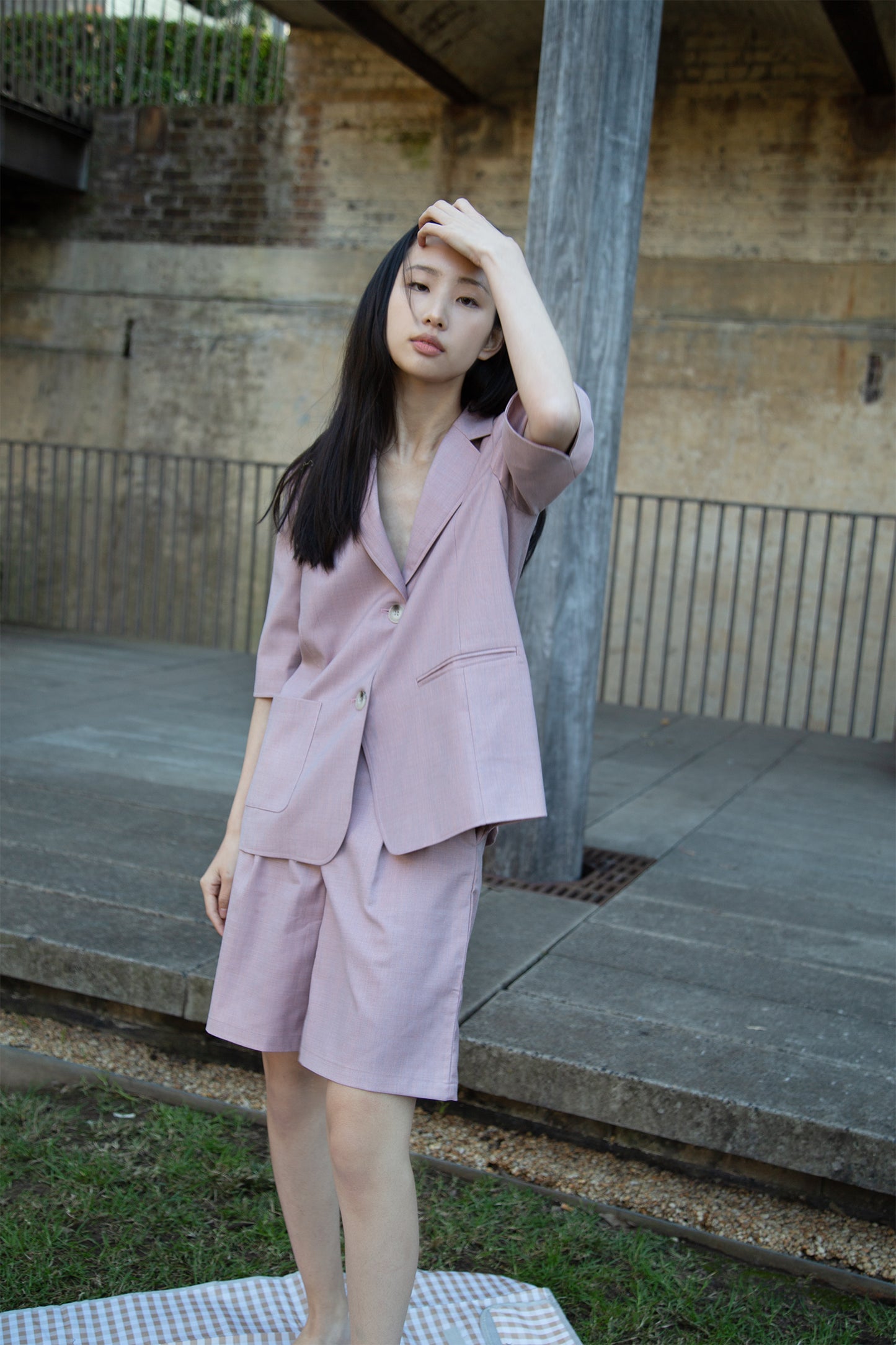 Coffee-For-Work Tucked Smart Shorts