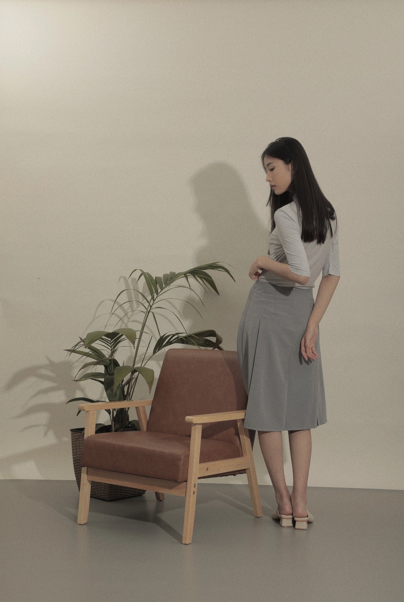 Andante Soft Summer Midi Skirt