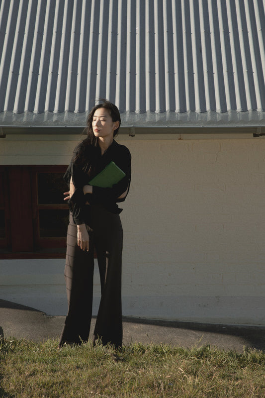 Nienne Button Shirt in Black