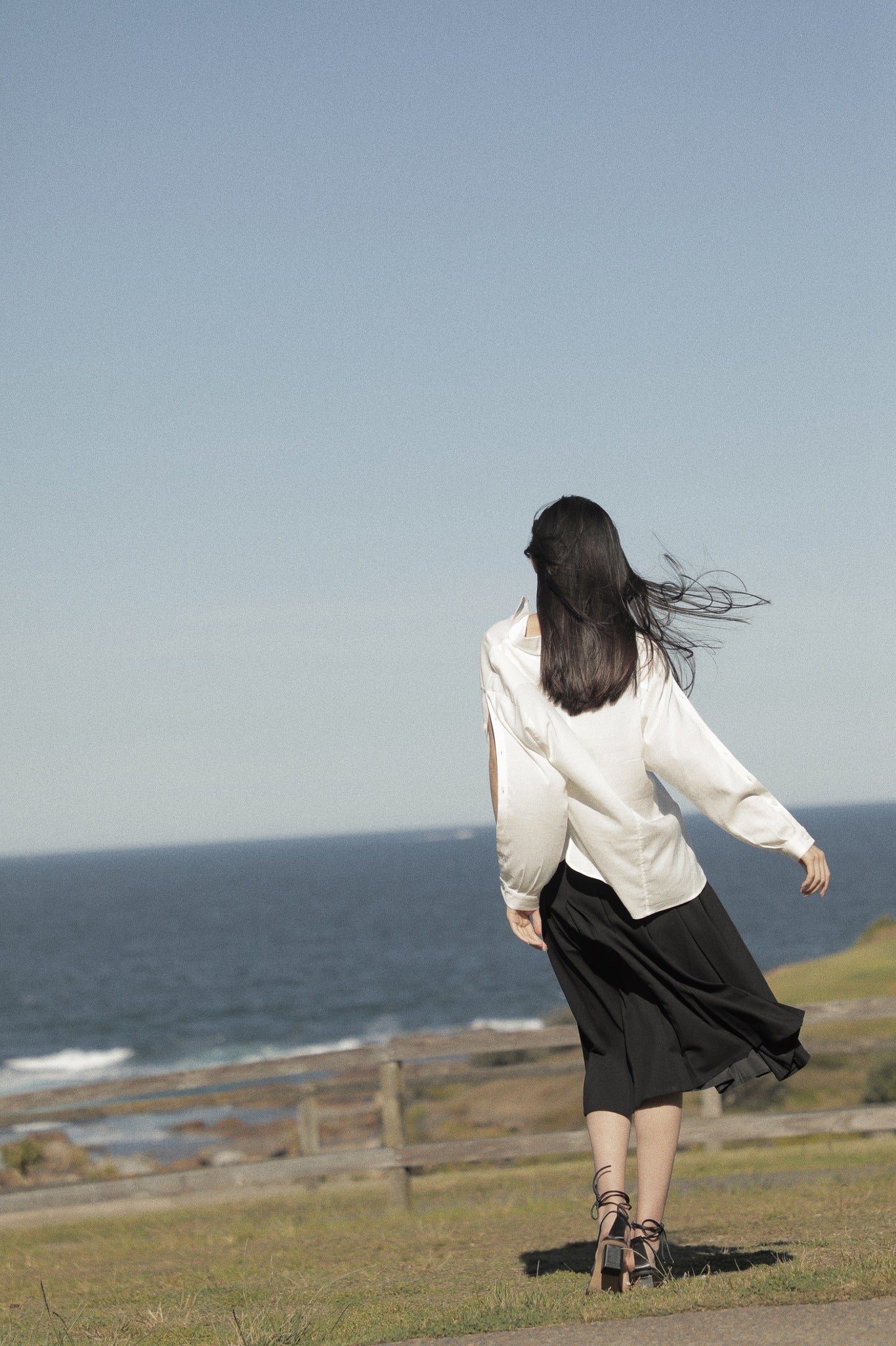 Nienne Button Shirt in White