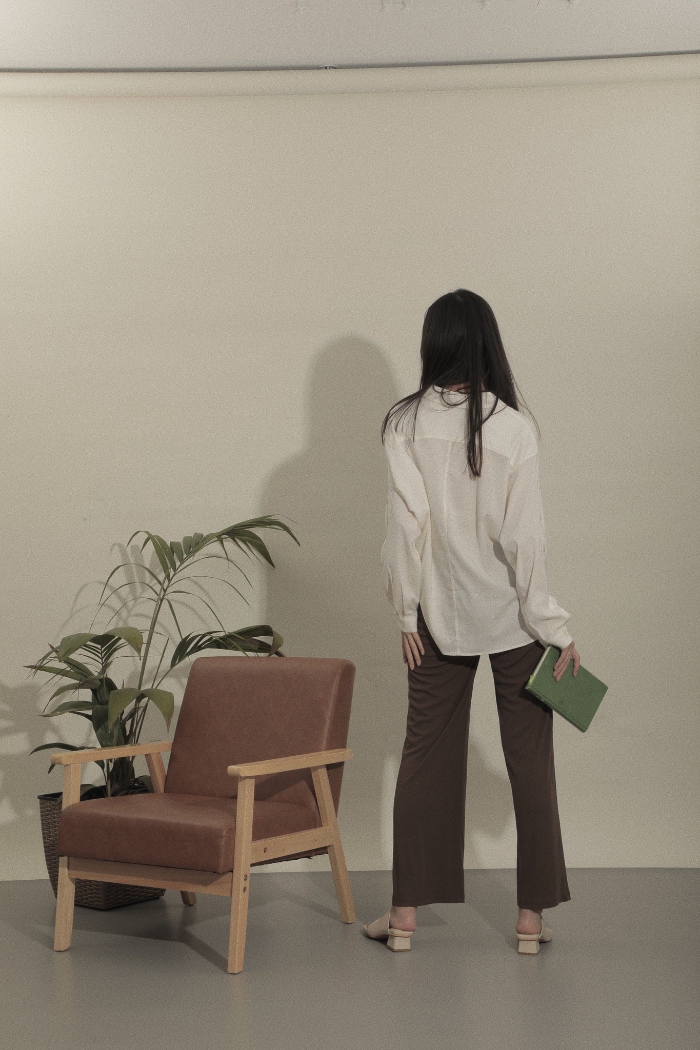 Nienne Button Shirt in White
