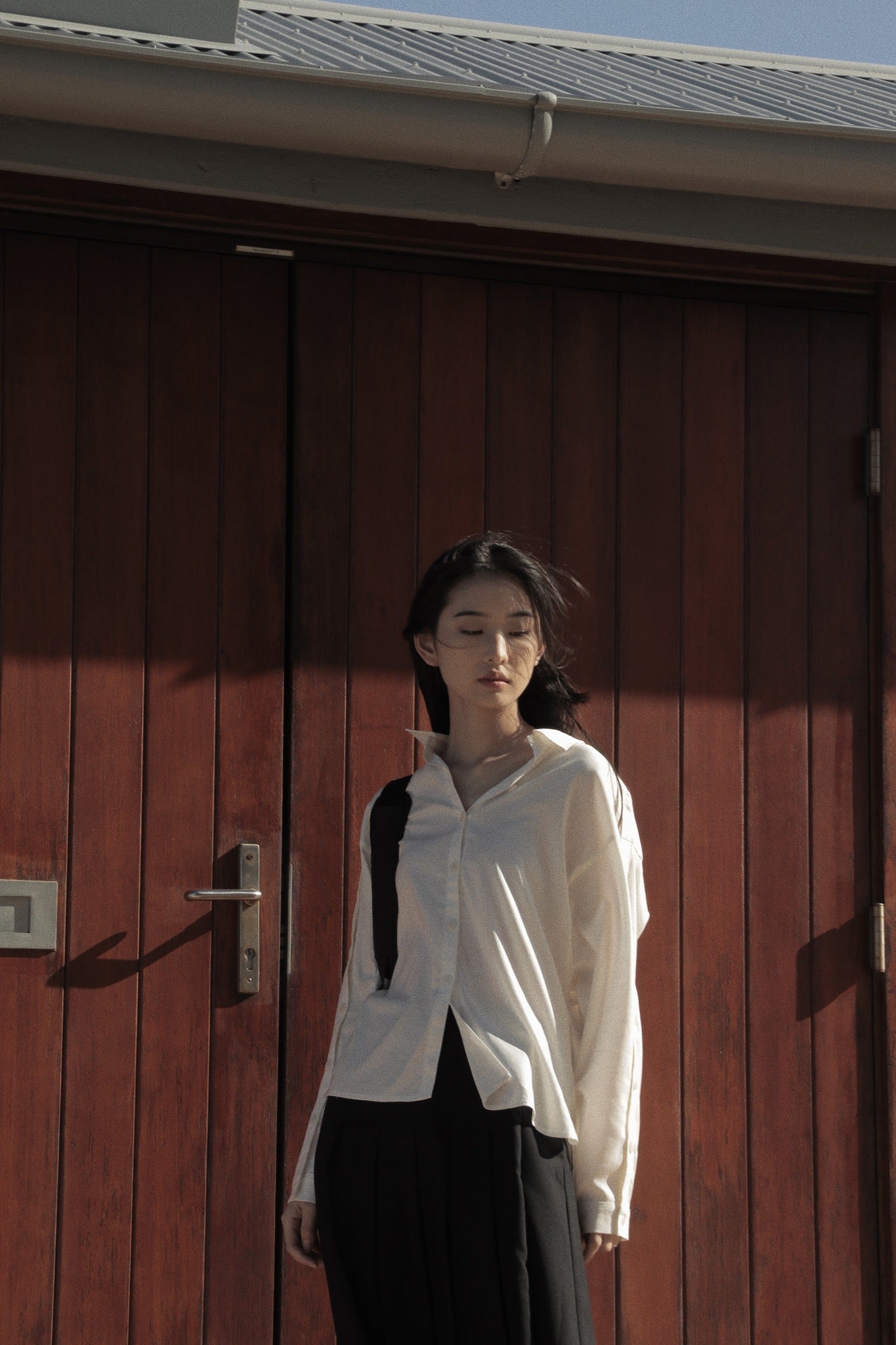 Nienne Button Shirt in White