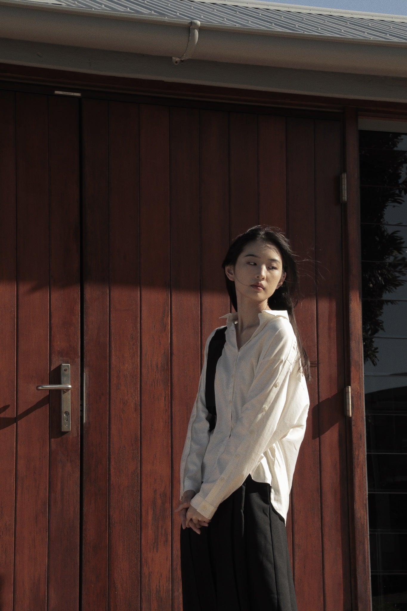 Nienne Button Shirt in White