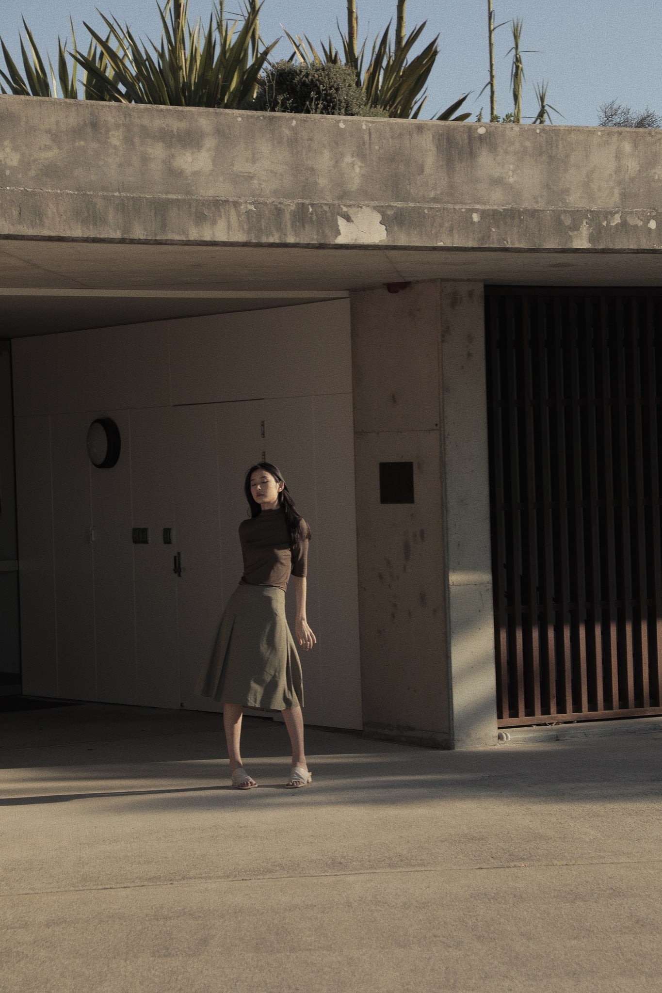Andante Soft Summer Midi Skirt