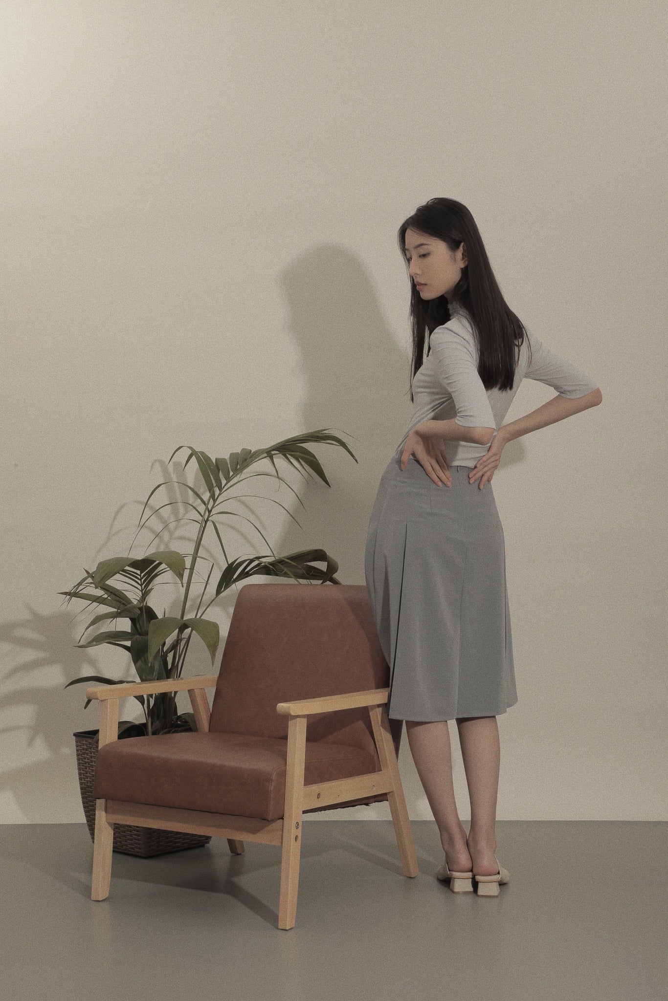 Like-a-Song Comfy High Neck Top